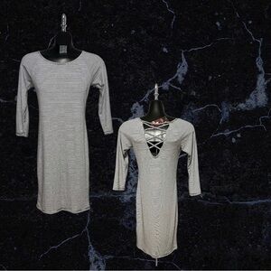 Pick 2/$25 NWT soprano black & white 3/4 sleeve dress size small